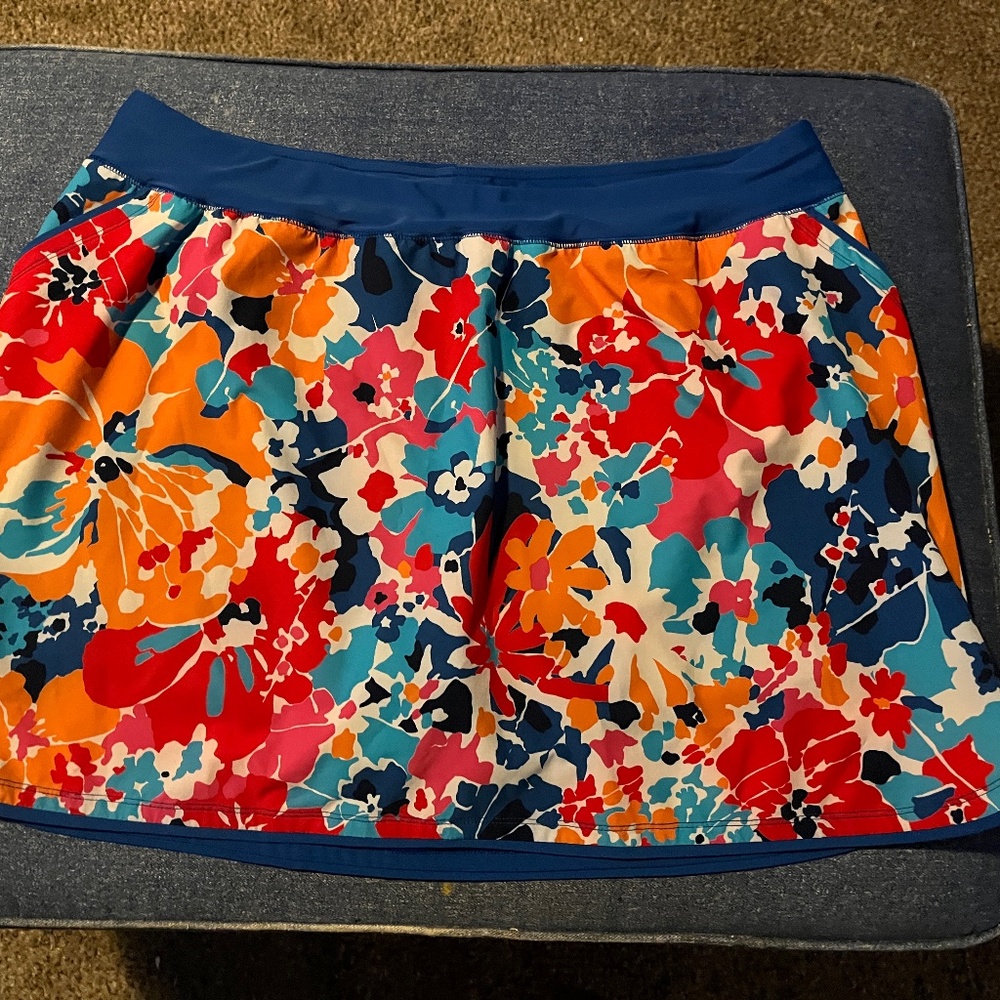 Lands End Floral Swim bottoms (board shorts) - Size 22W